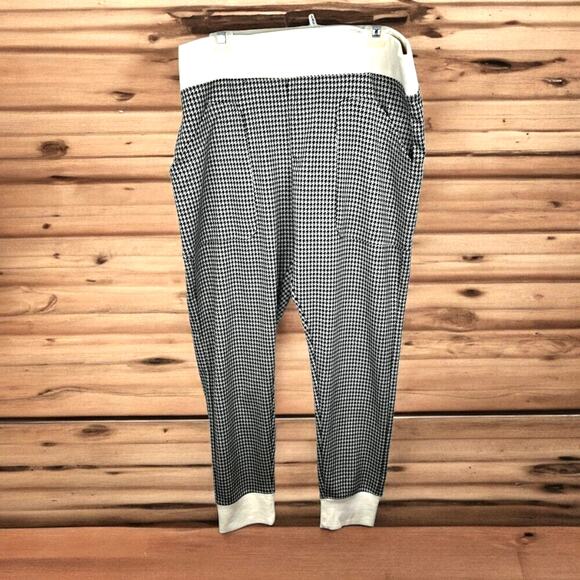 Columbia Women’s 2XL Houndstooth Pattern Wide Waistband Pull On Jogger Pants - Picture 1 of 6